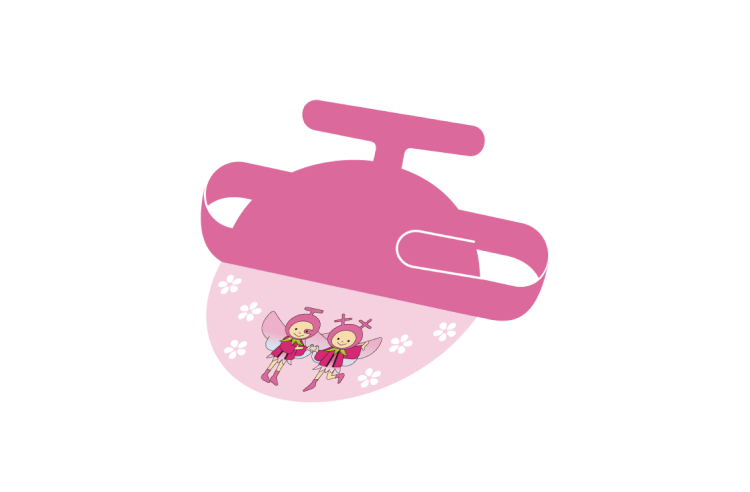 ペーパークラフト　サンバイザー　百花ツインズ　もも