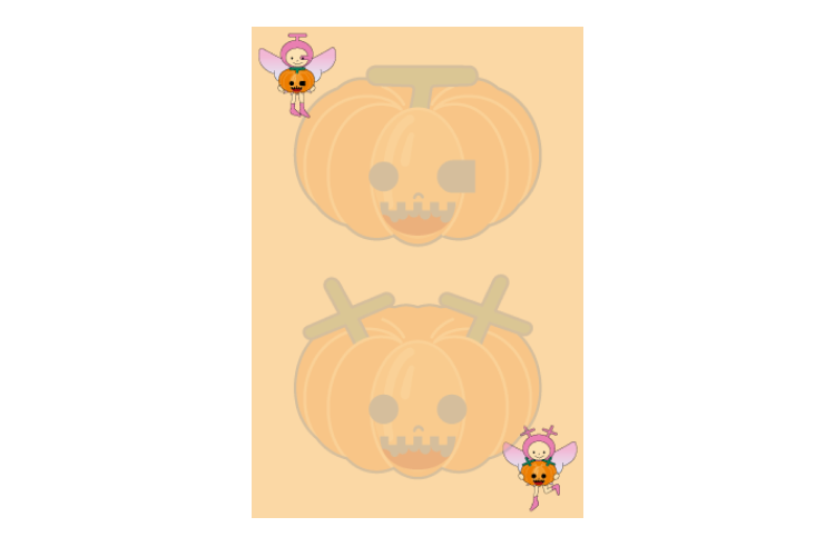 ほけん百花キャラクター　ハガキ④　罫線なし
                                    
